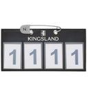 Kingsland Startnummer Classic 4 cijfers Zwart