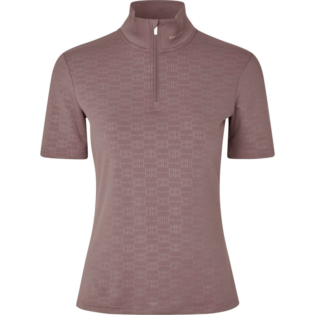 Kingsland T-Shirt KLAnnabella Dames Brown Iron