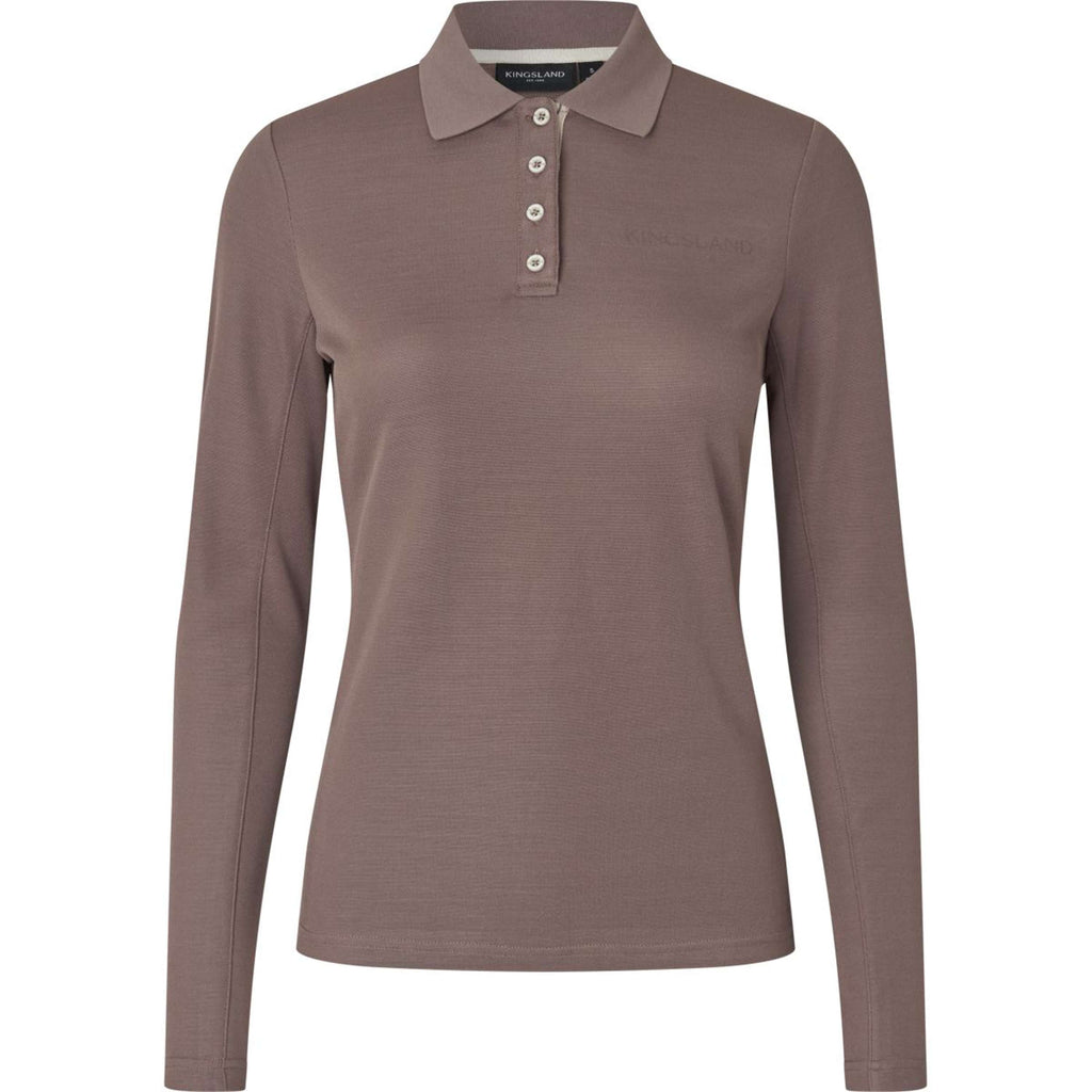 Kingsland Poloshirt KLAmy Dames Brown Iron