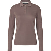 Kingsland Poloshirt KLAmy Dames Brown Iron