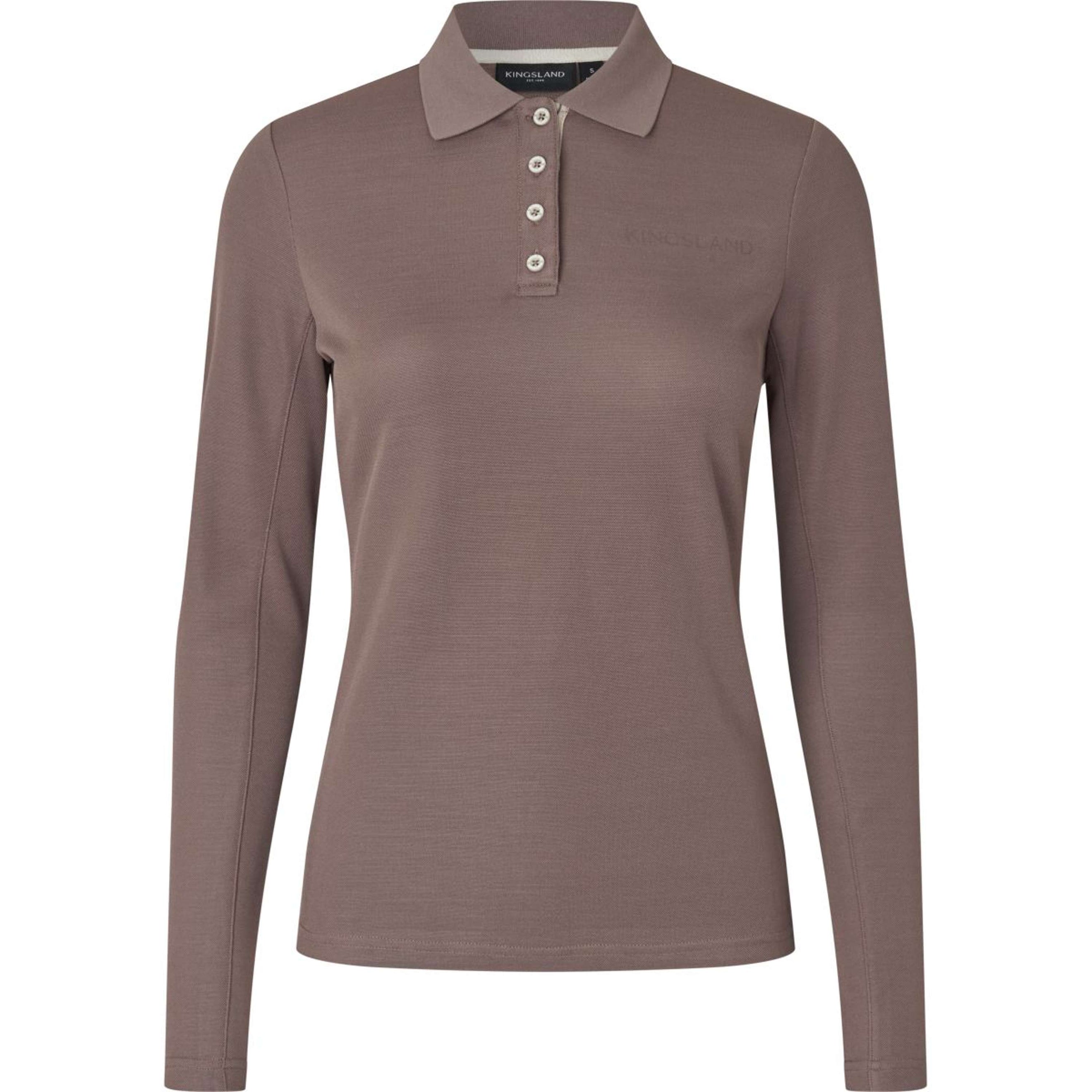 Kingsland Poloshirt KLAmy Dames Brown Iron