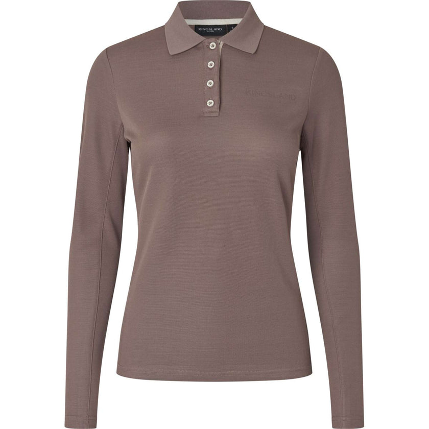 Kingsland Poloshirt KLAmy Dames Brown Iron