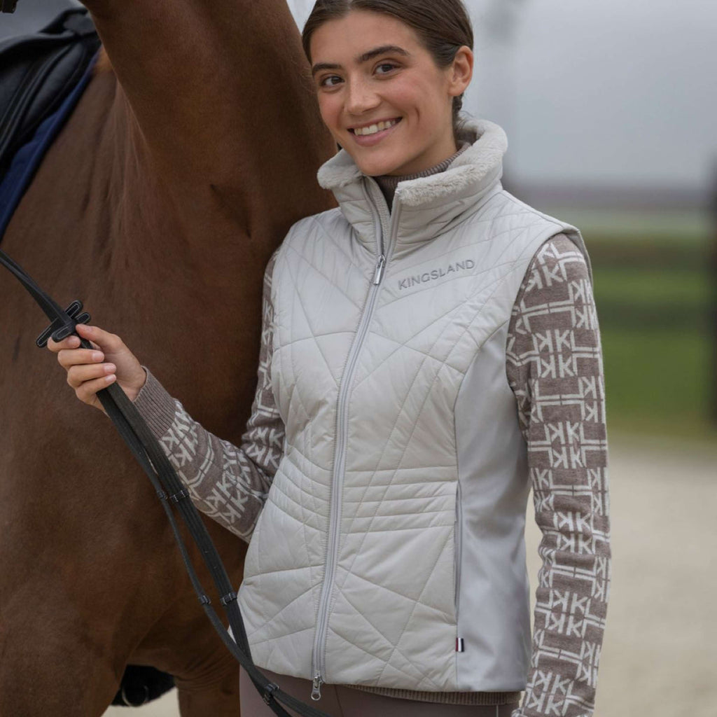 Kingsland Bodywarmer KLAlba Dames Beige Dove