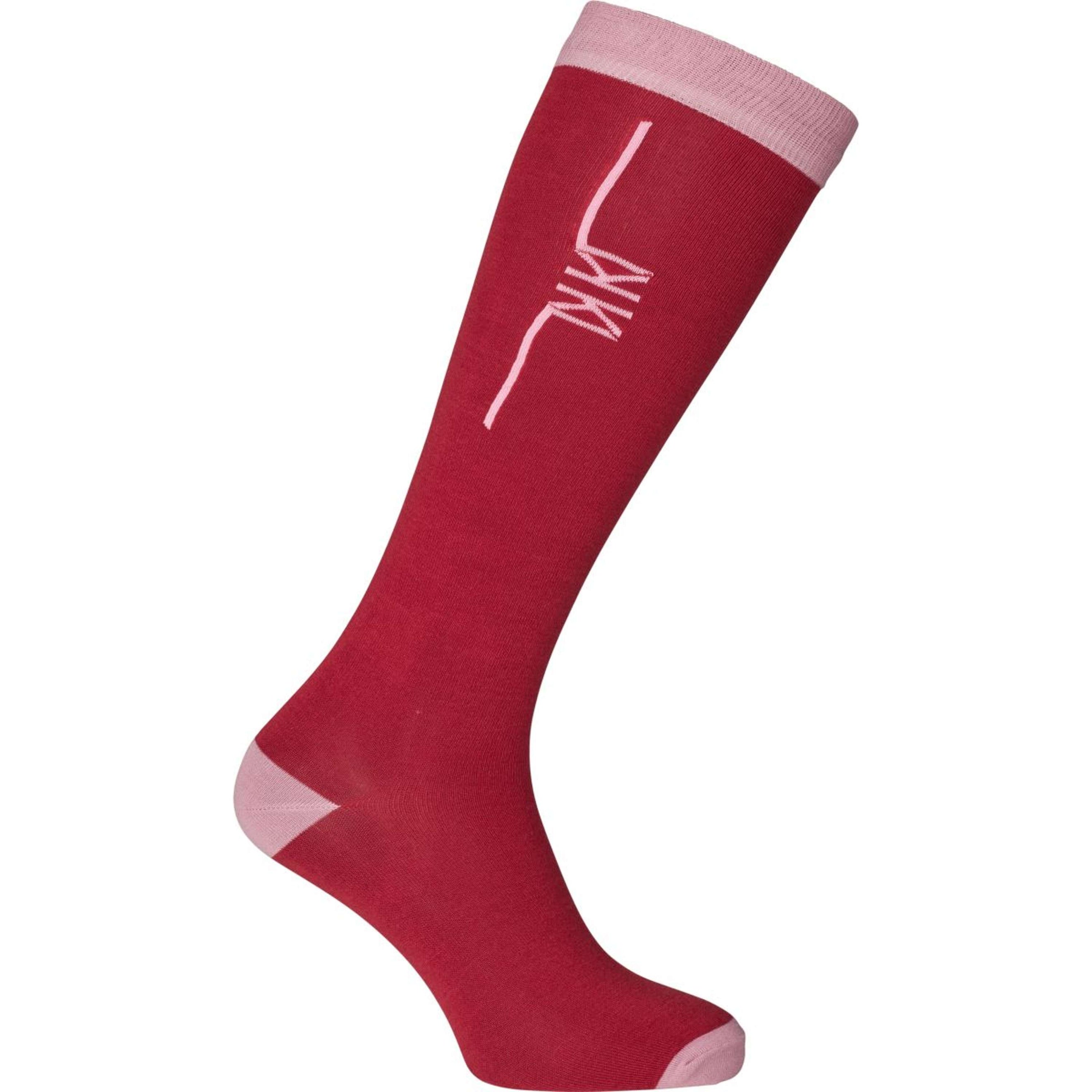 Kingsland Sokken KLAmy Garnet Rood Kingsland Sokken KLAmy Garnet Rood