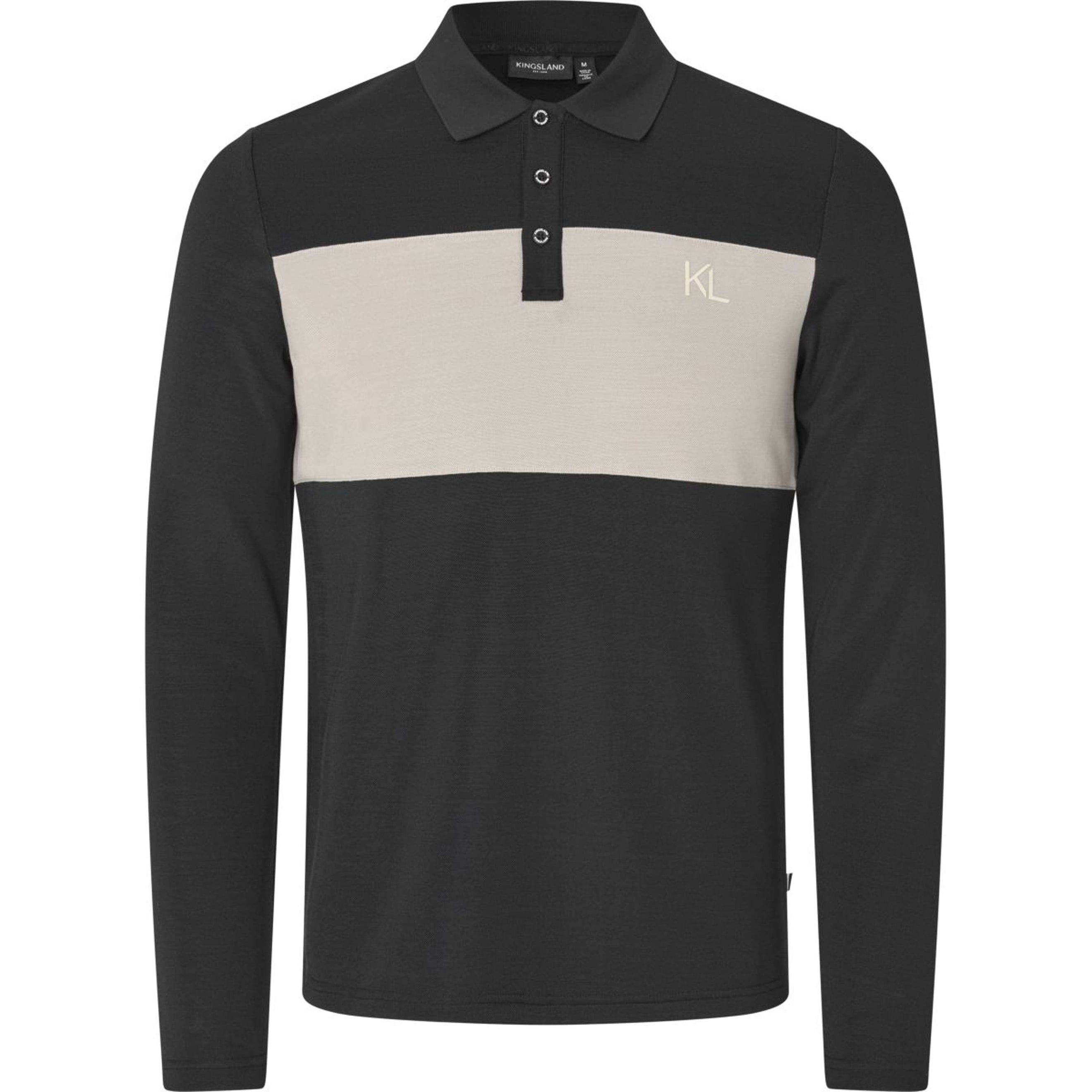 Kingsland Poloshirt KLAxel Heren Zwart Kingsland Poloshirt KLAxel Heren Zwart