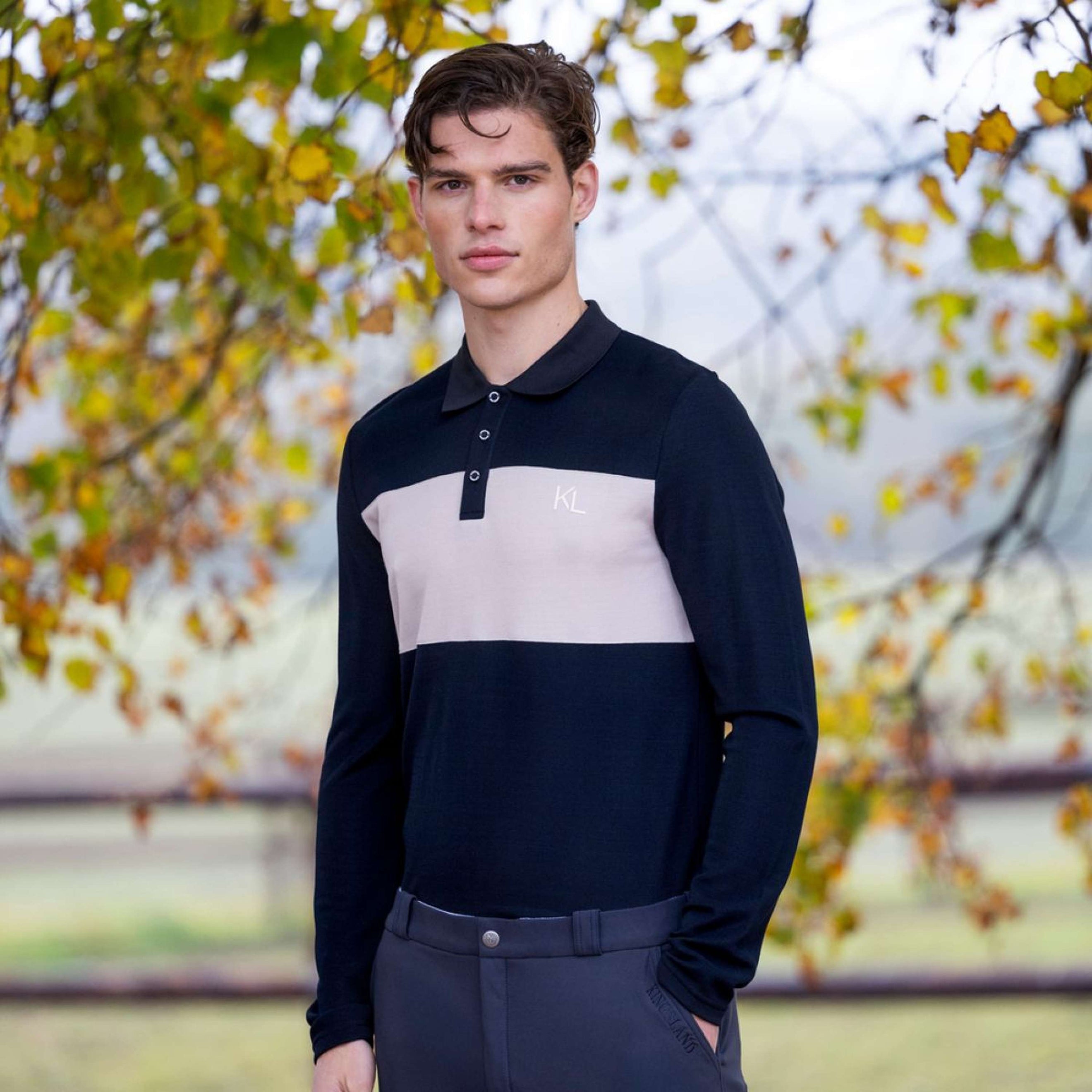 Kingsland Poloshirt KLAxel Heren Zwart