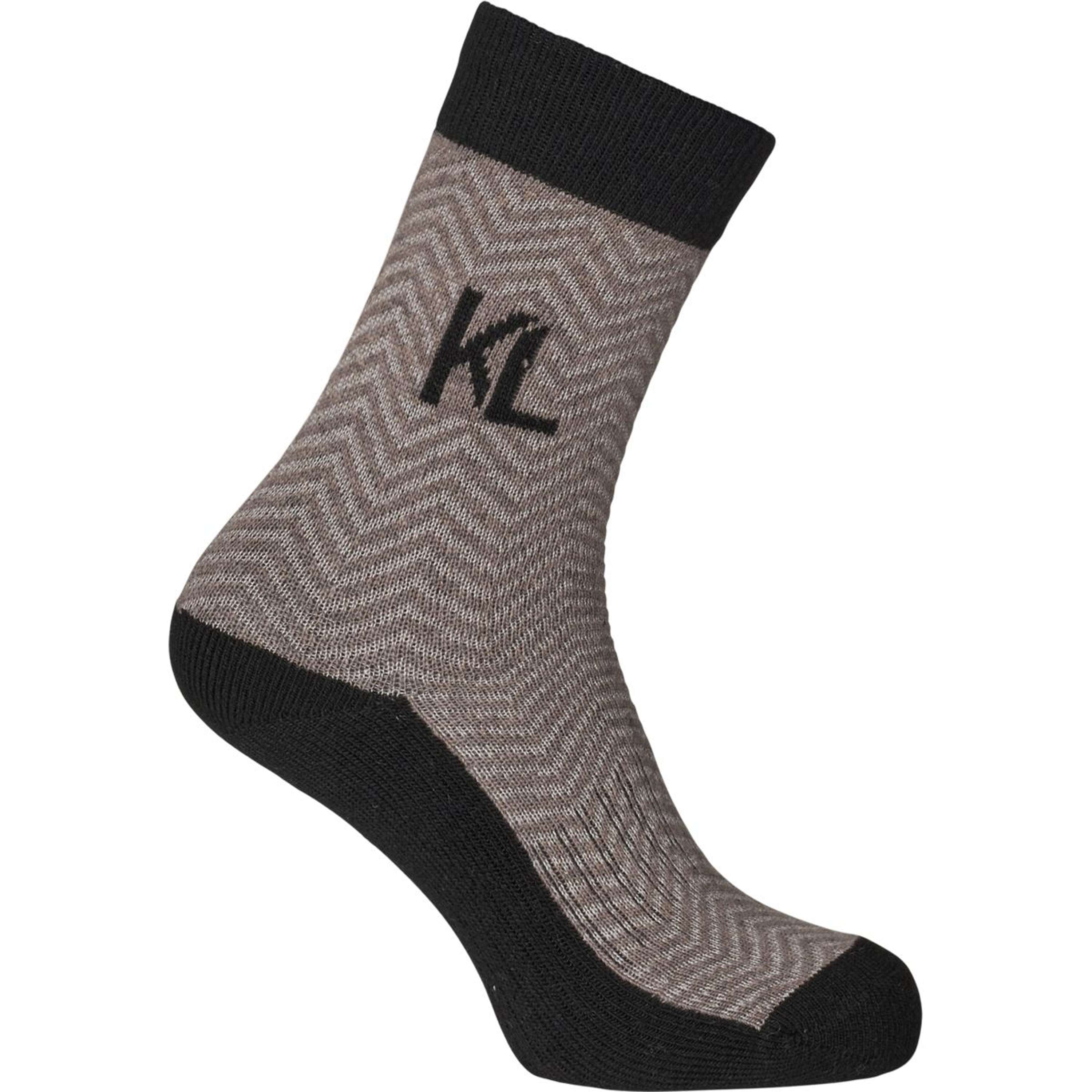 Kingsland Sokken KLAudrey Kort Brown Iron