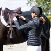 Kingsland Jas Classic met Capuchon Gewatteerd Dames Zwart