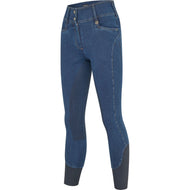 Kingsland Rijbroek KLKayce Denim Full Grip Navy