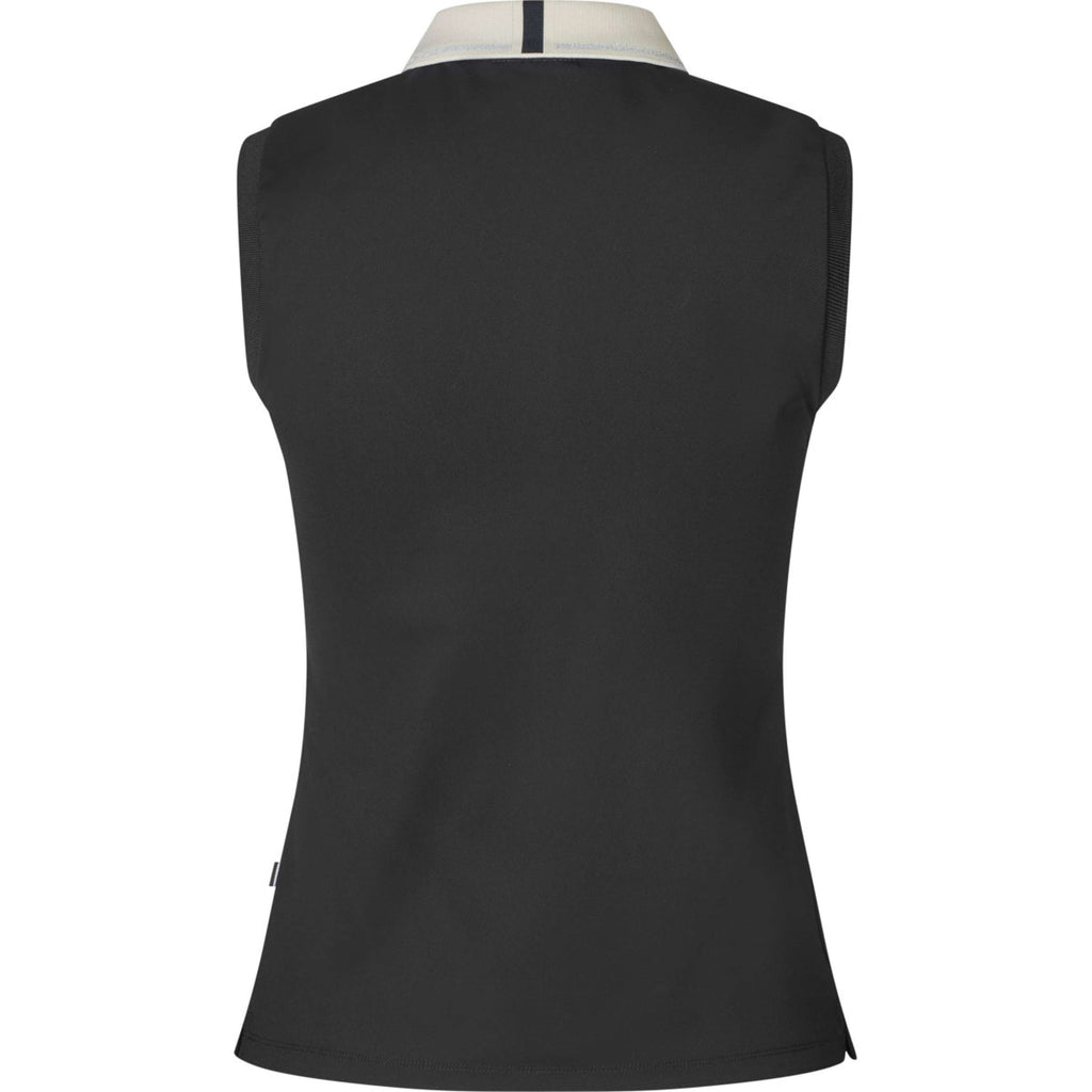 Kingsland Poloshirt KLLaura Mouwloos Zwart