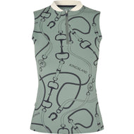 Kingsland Top KLLarissa Mouwloos Green Agave