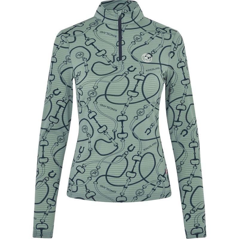 Kingsland Training Shirt KLLarissa Green Agave