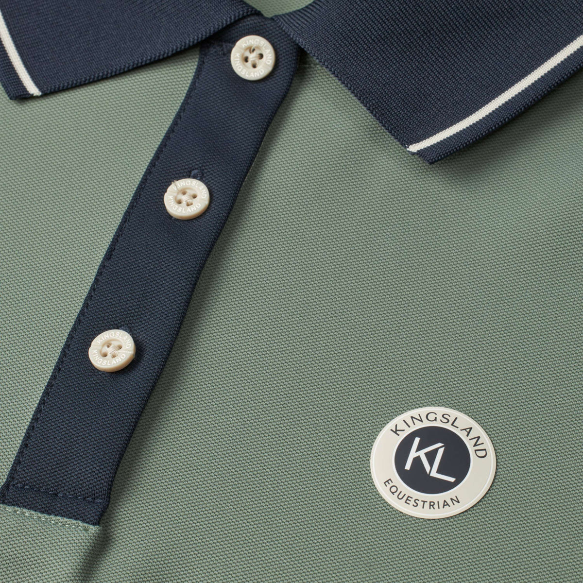 Kingsland Poloshirt KLLorenzo Heren Green Agave