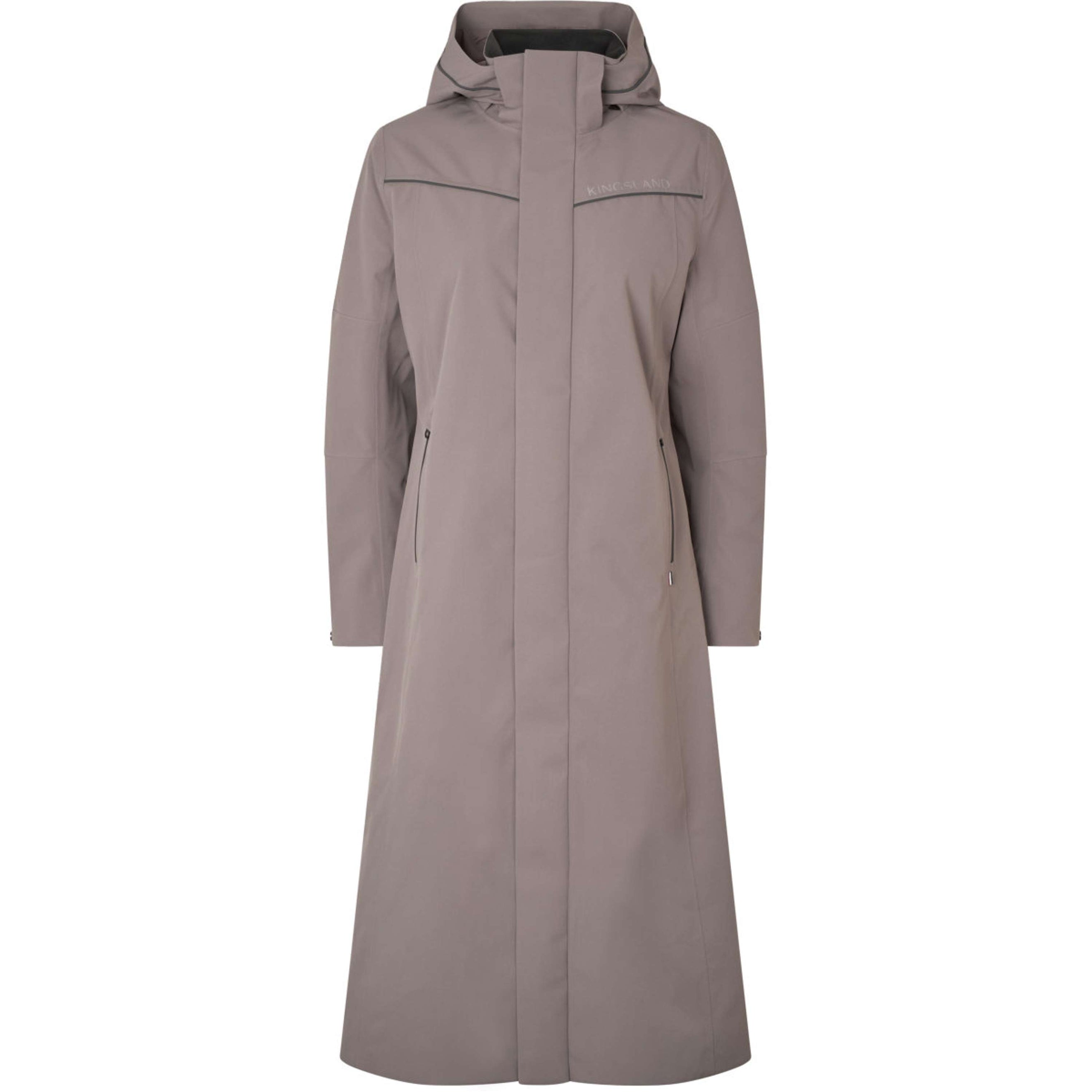 Kingsland Lange Jas KLLucia Waterproof Brown Iron