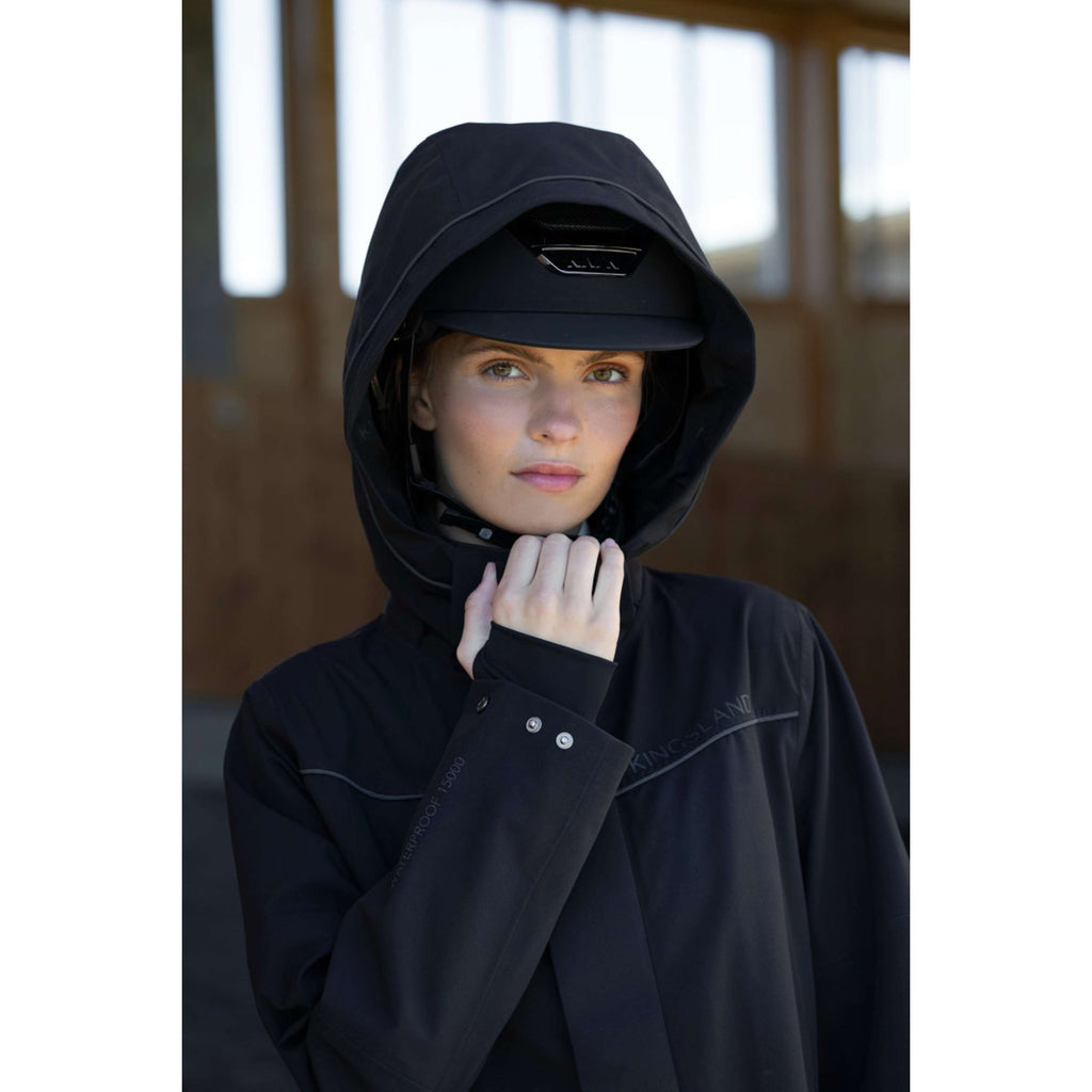 Kingsland Lange Jas KLLucia Waterproof Zwart