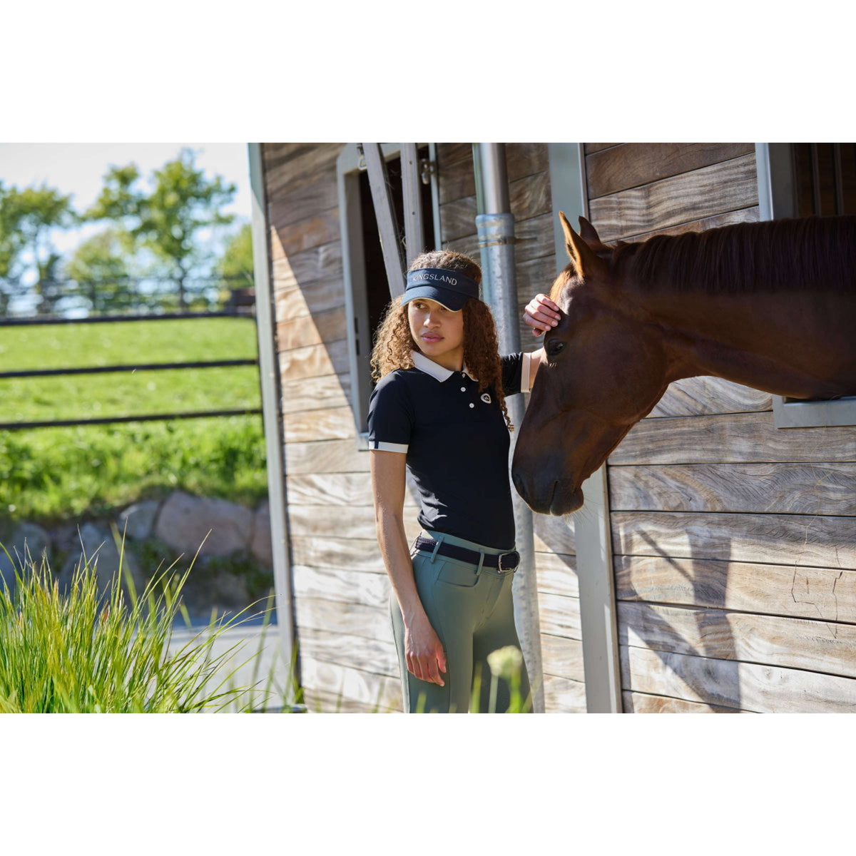 Kingsland Polo Shirt KLLaura Zwart