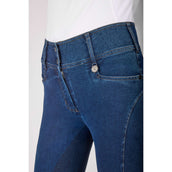 Kingsland Rijbroek KLKayce Denim Full Grip Navy