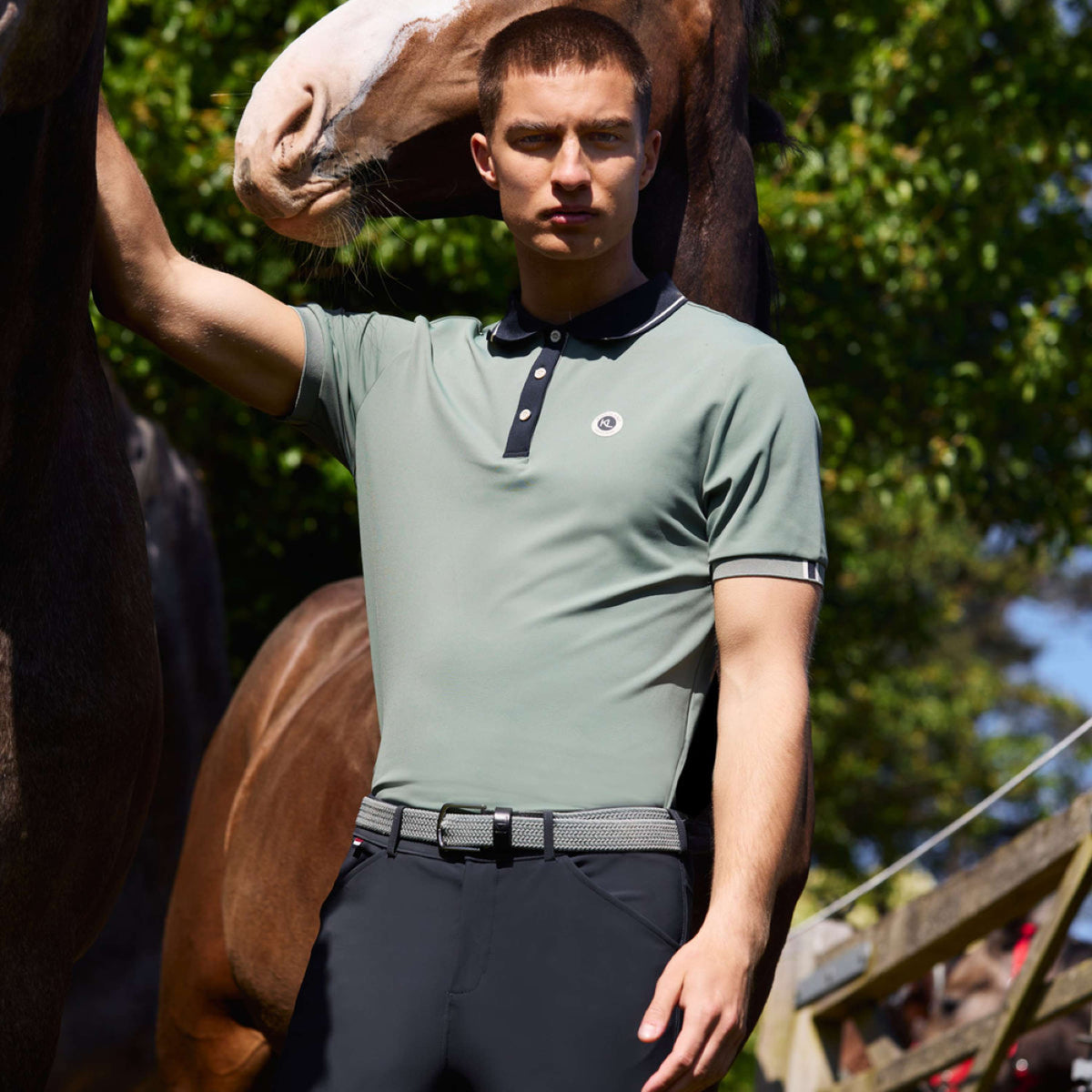Kingsland Poloshirt KLLorenzo Heren Green Agave