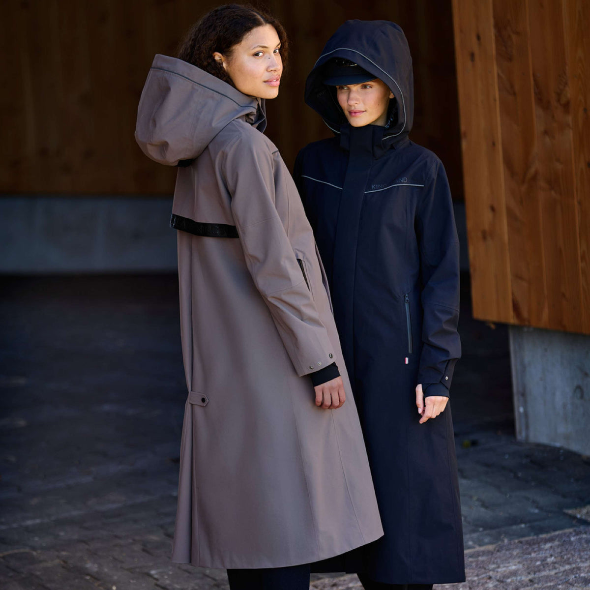 Kingsland Lange Jas KLLucia Waterproof Zwart