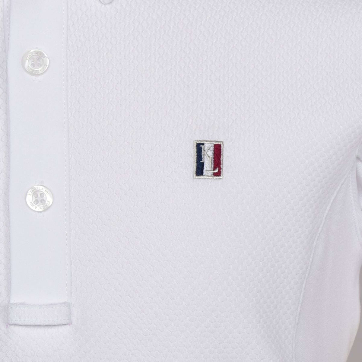 Kingsland Wedstrijdshirt Classic Korte Mouw Jongens Wit