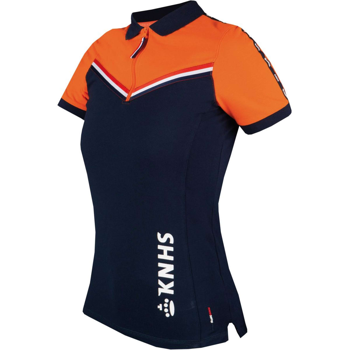 KNHS Poloshirt Fan NL Junior Blauw/Oranje