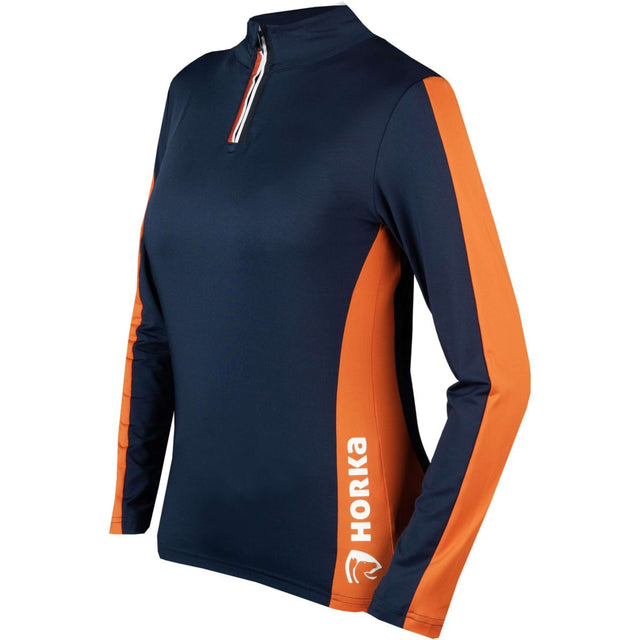 KNHS Shirt Eventing Fan NL Blauw/Oranje