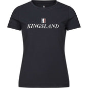 Kingsland Shirt Classic Korte Mouwen Dames Navy