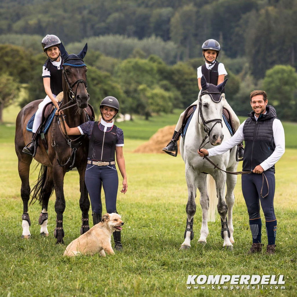 Komperdell Rugprotector Flexfit Slim Zwart/Grijs