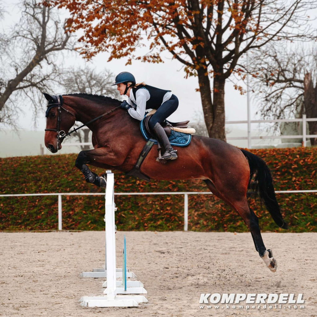 Komperdell Rugprotector Flexfit Slim Zwart/Bordeaux