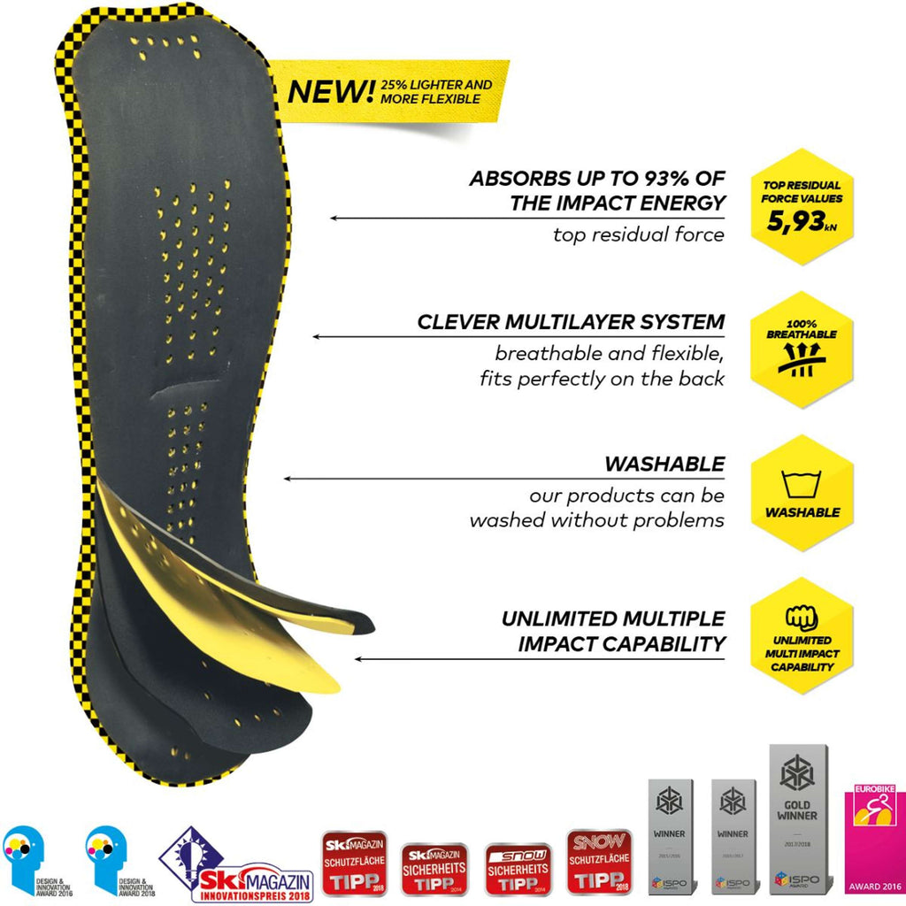 Komperdell Rugprotector FlexFit Pro Junior Zwart/Roze