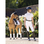 LeMieux Wedstrijdshirt Young Rider Eva Korte Mouwen Wit