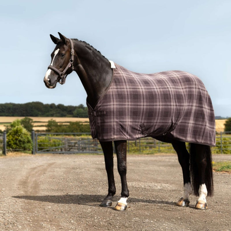 LeMieux Fleecedeken Heritage Check Cocoa