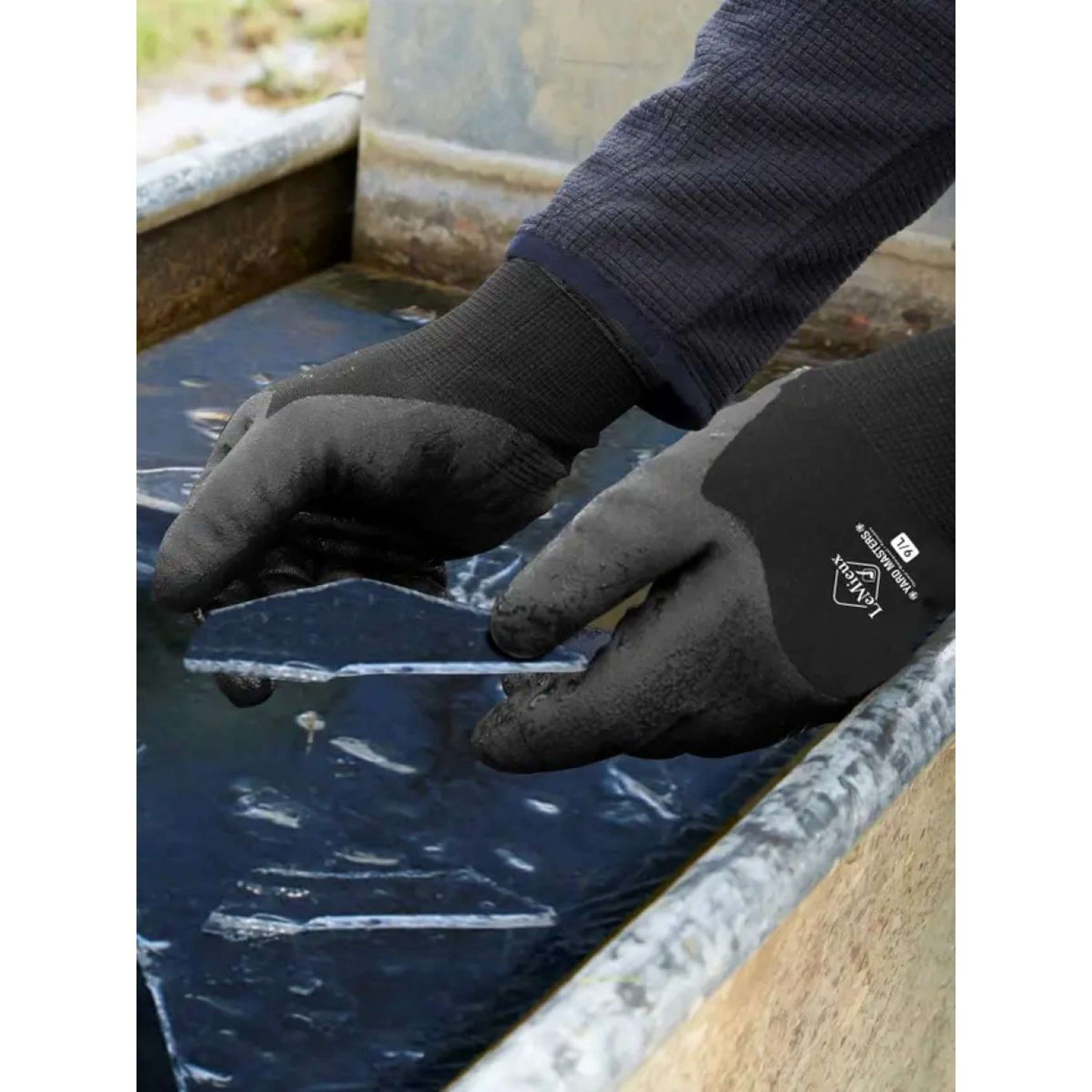 LeMieux Rijhandschoenen Thermal Work Zwart