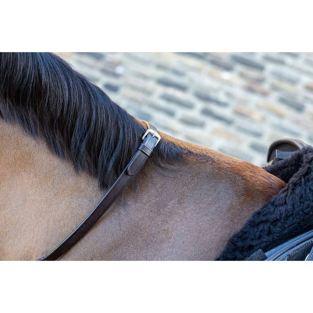 LeMieux Teugels Arika Soft Rubber with Stopper Bruin/Brass