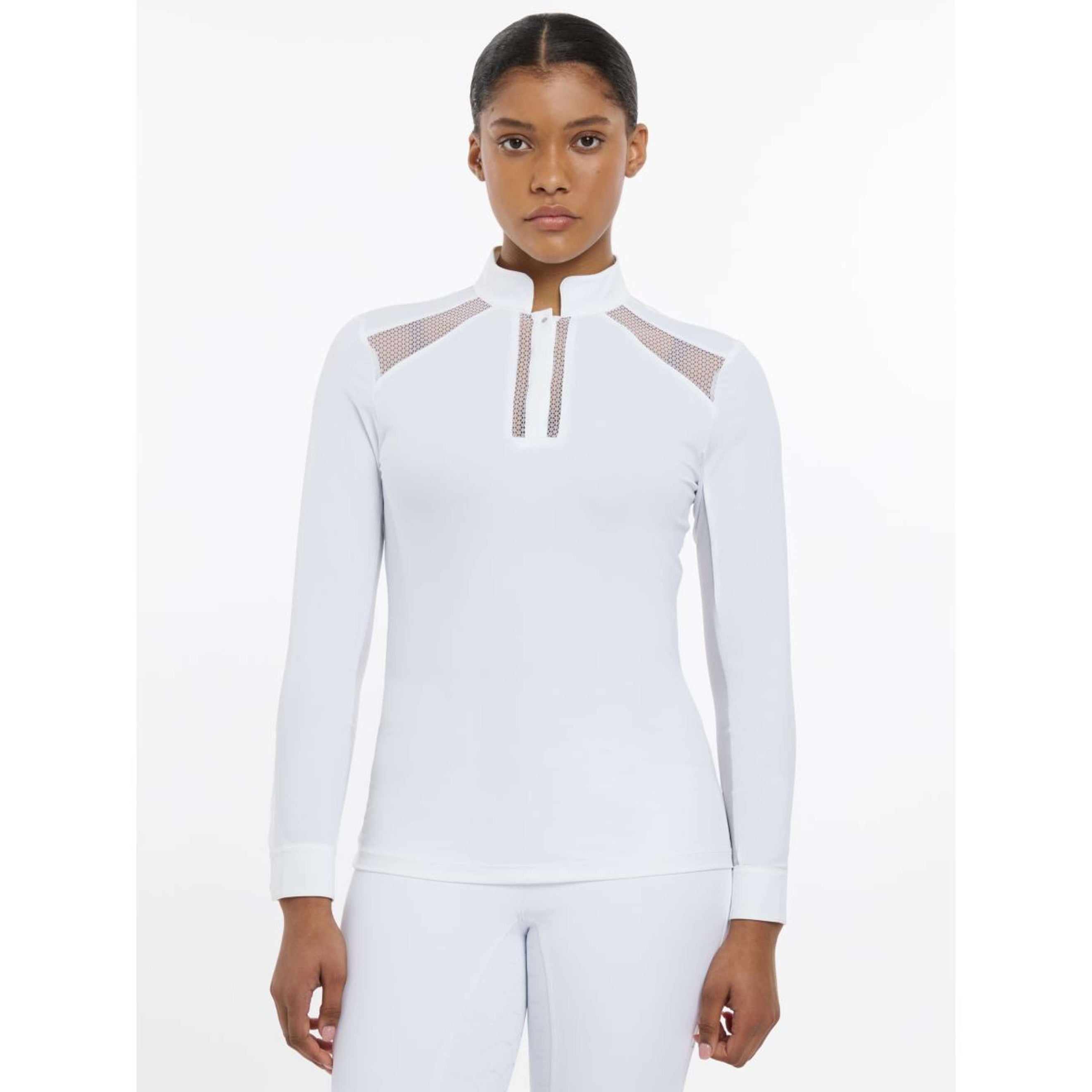 LeMieux Wedstrijdshirt Camille Lange Mouwen Wit