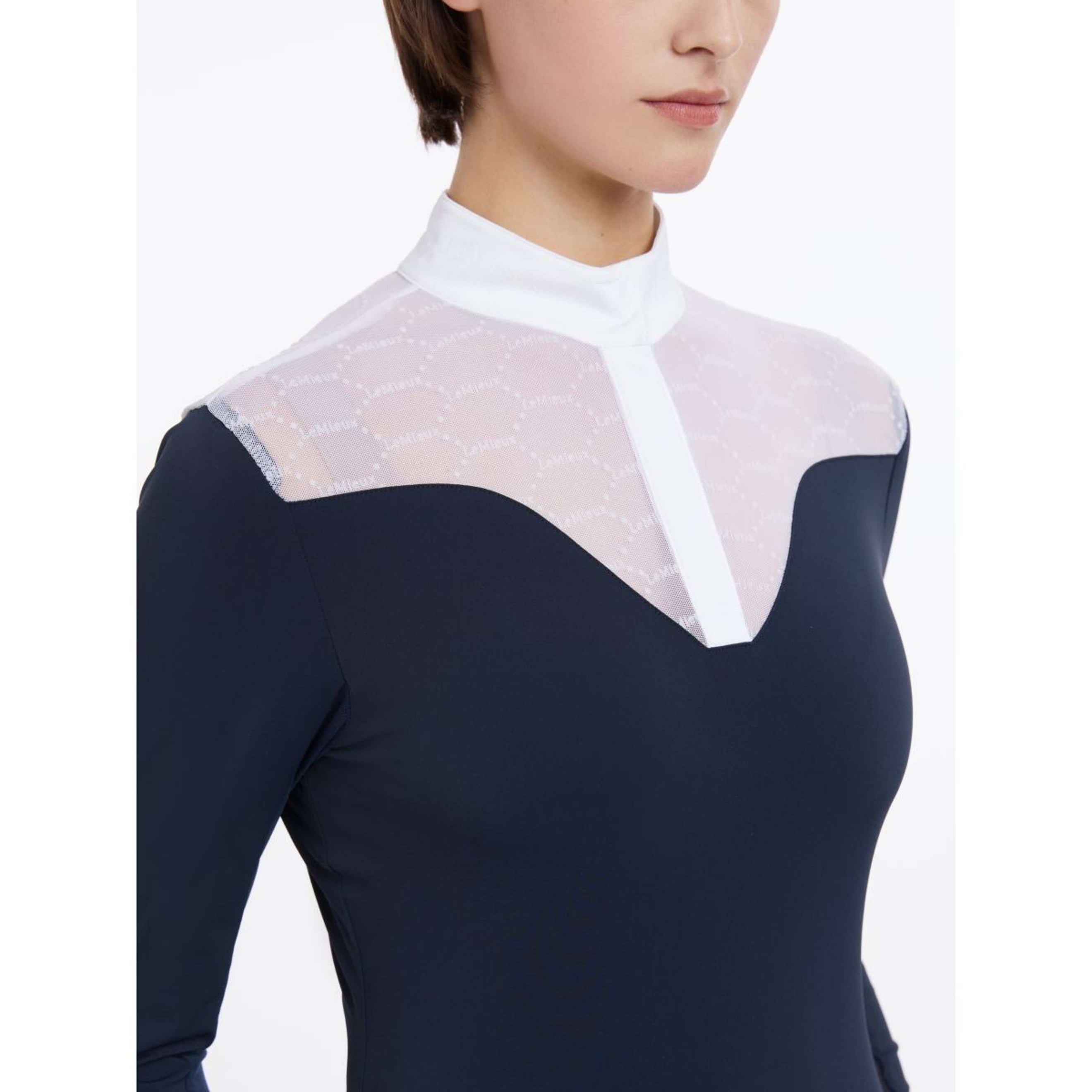 LeMieux Wedstrijdshirt Emily Lange Mouwen SS25 Navy