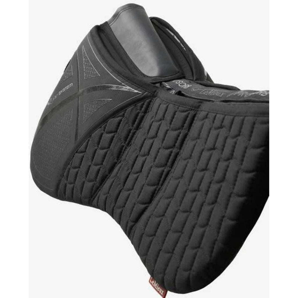 LeMieux Zadelonderlegger Prosorb 3 pocket Quilted Zwart