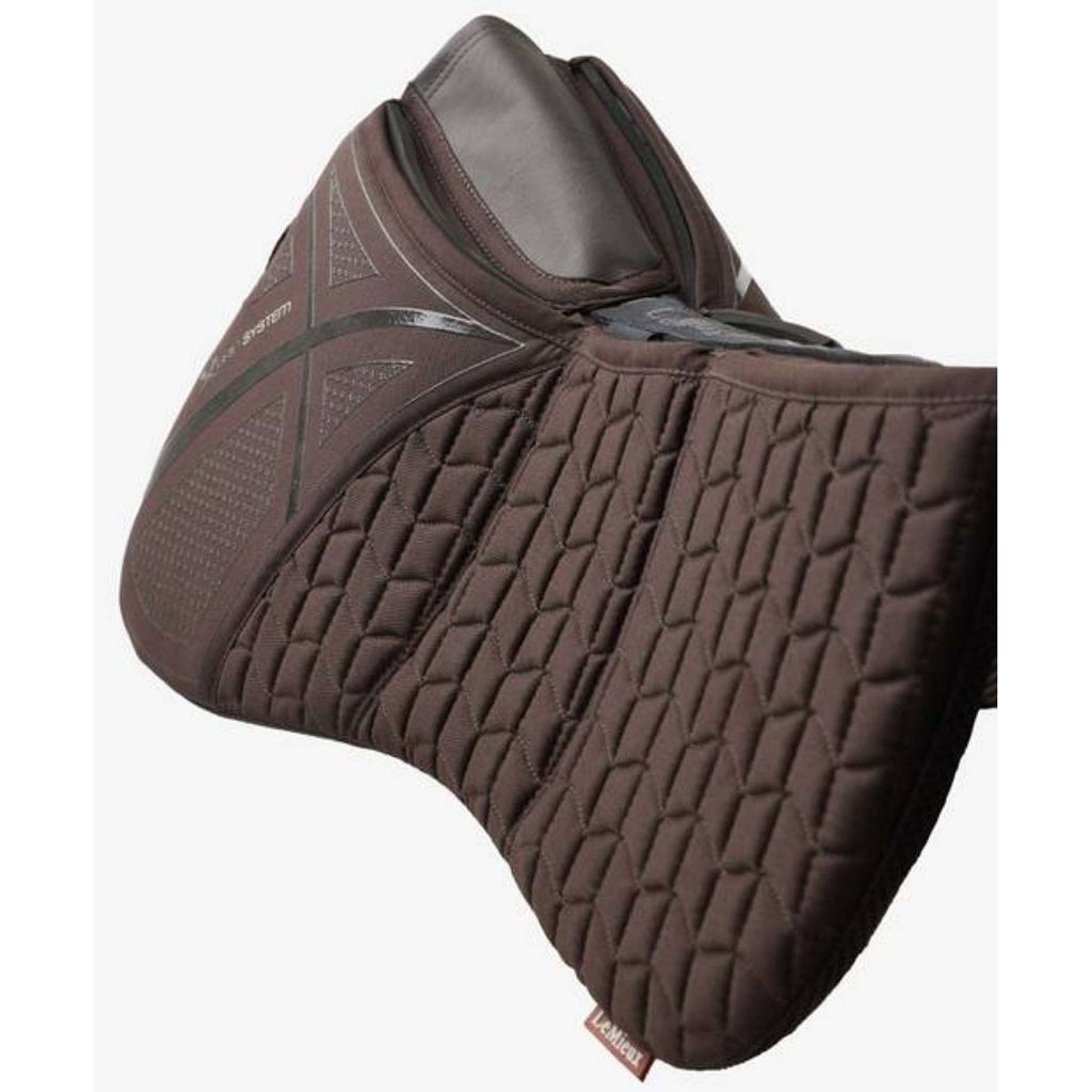 LeMieux Zadelonderlegger Prosorb 3 pocket Quilted Bruin