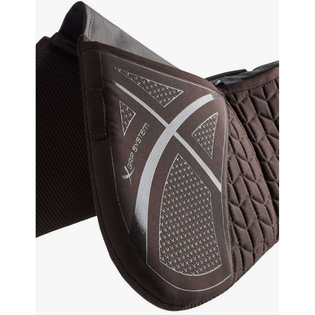 LeMieux Zadelonderlegger Prosorb 3 pocket Quilted Bruin