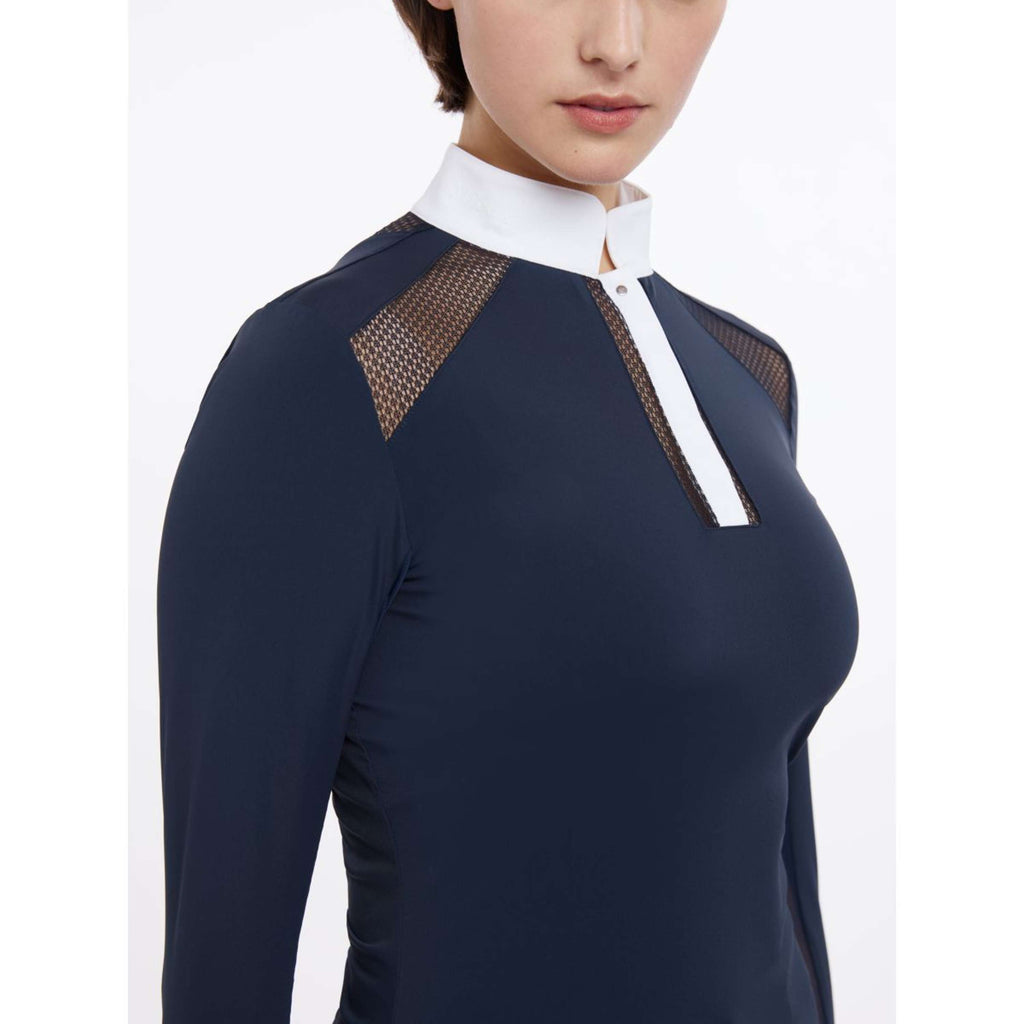 LeMieux Wedstrijdshirt Camille Lange Mouwen Navy