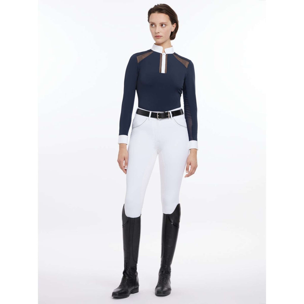 LeMieux Wedstrijdshirt Camille Lange Mouwen Navy