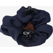 LeMieux Haarnetje Scrunchie Navy/Bruin