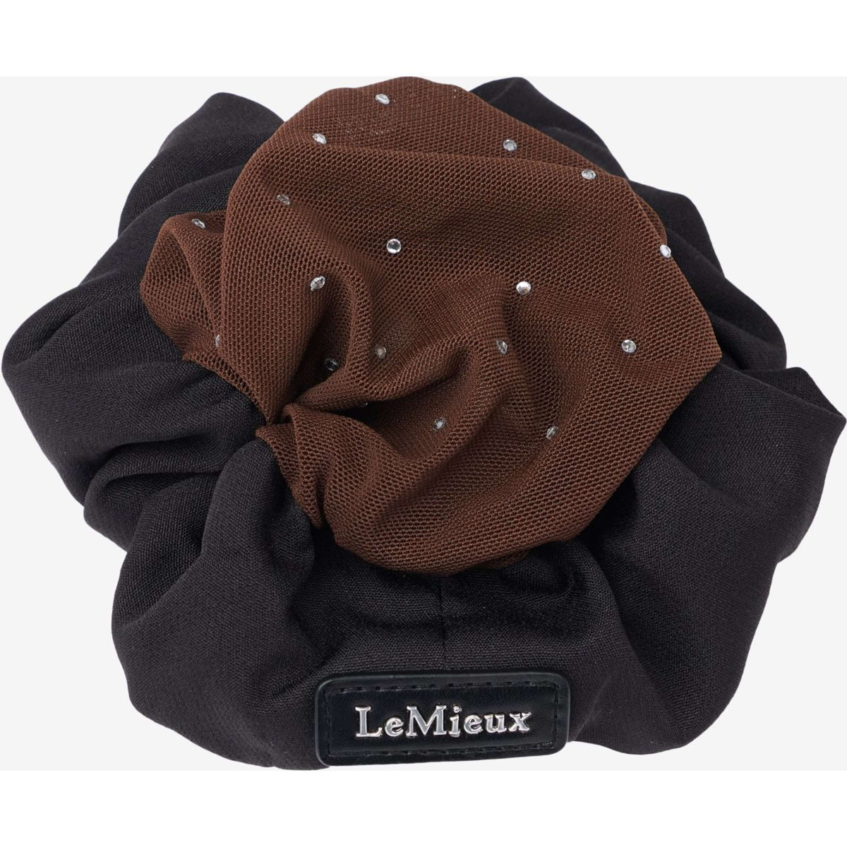 LeMieux Haarnetje Scrunchie Zwart/Bruin