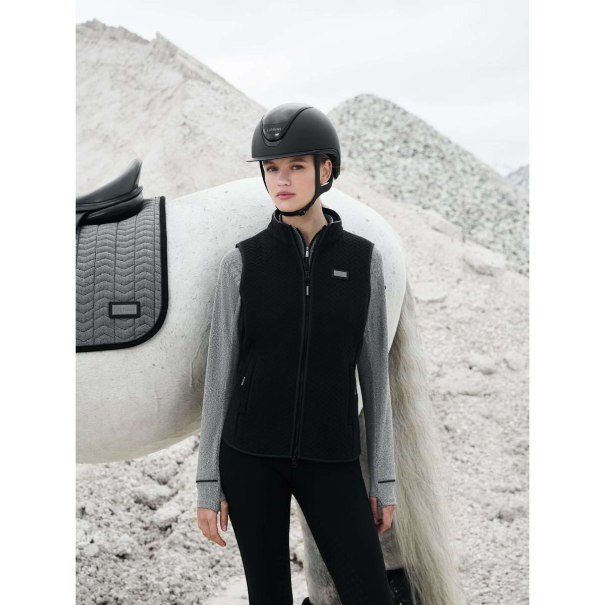 LeMieux Bodywarmer Aspen Fleece Zwart