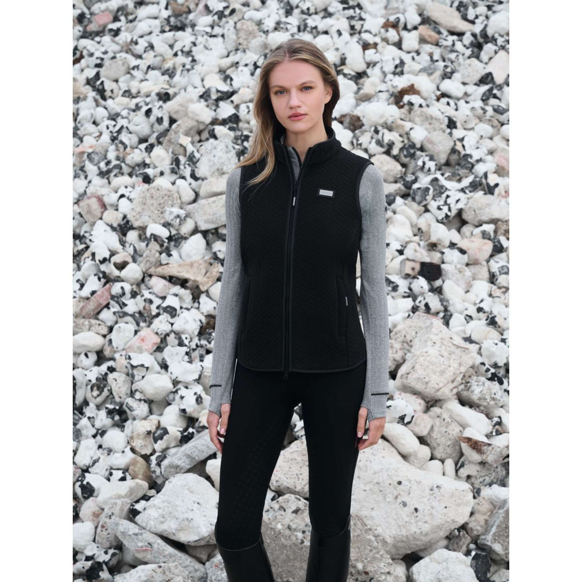 LeMieux Bodywarmer Aspen Fleece Zwart