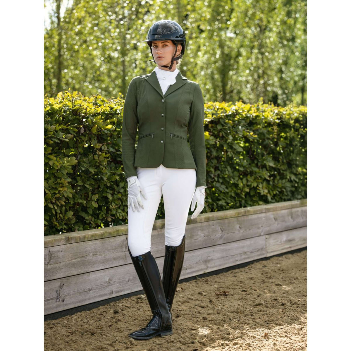 LeMieux Wedstrijdjasje Jessica Mesh Pine Green