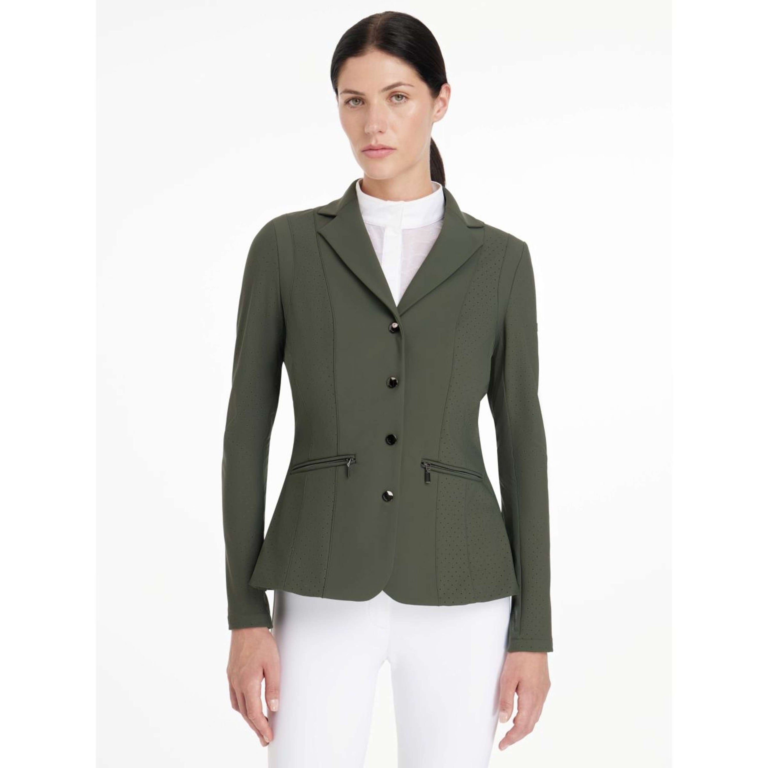 LeMieux Wedstrijdjasje Jessica Mesh Pine Green
