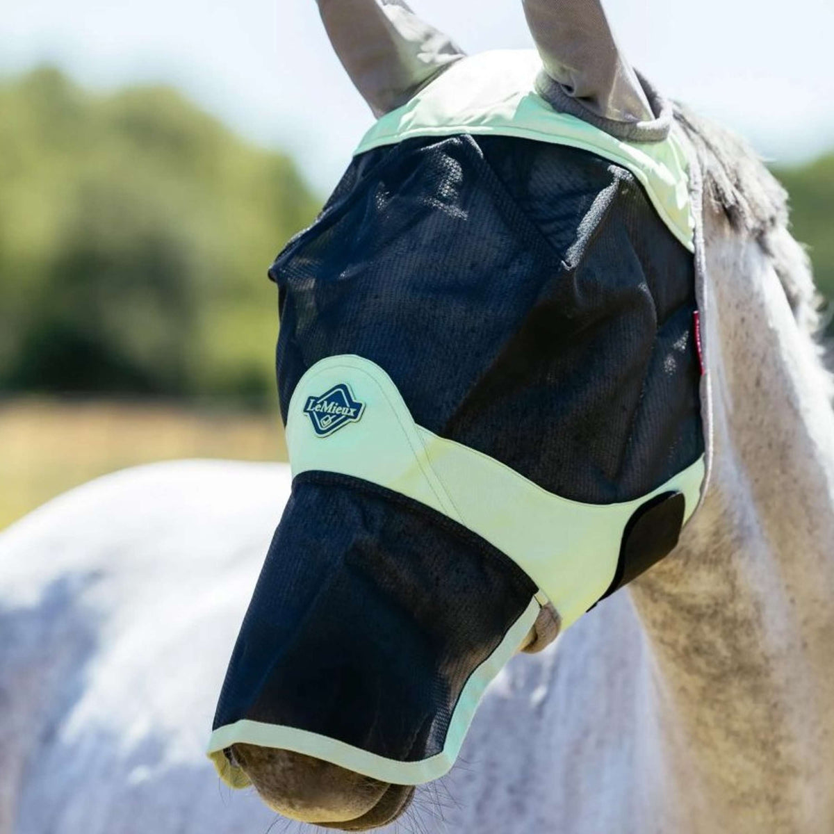 LeMieux Vliegenmasker Visor-Tek Met Neusnetje Macaron