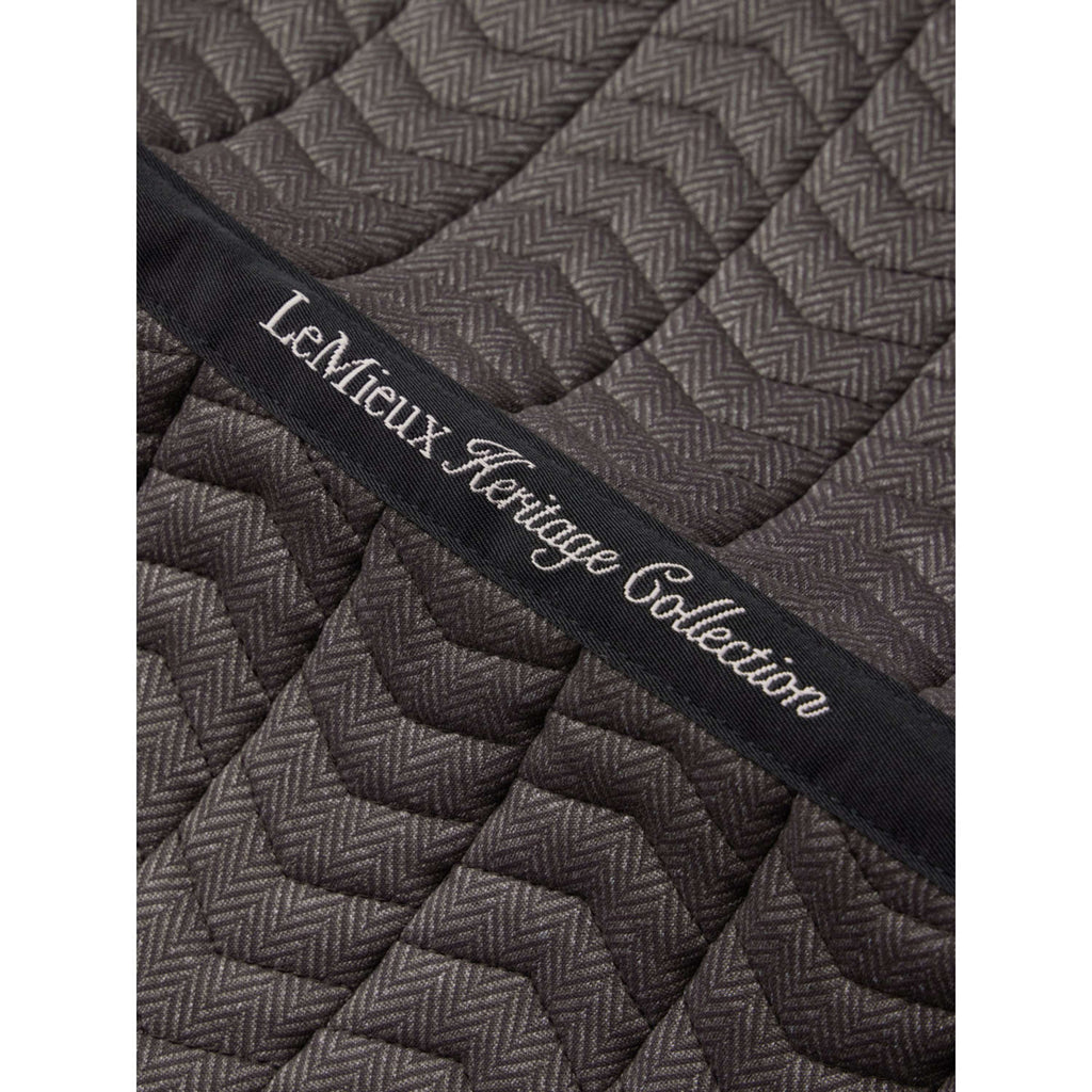 LeMieux Zadeldekje Heritage Herringbone Square Dressuur Cocoa