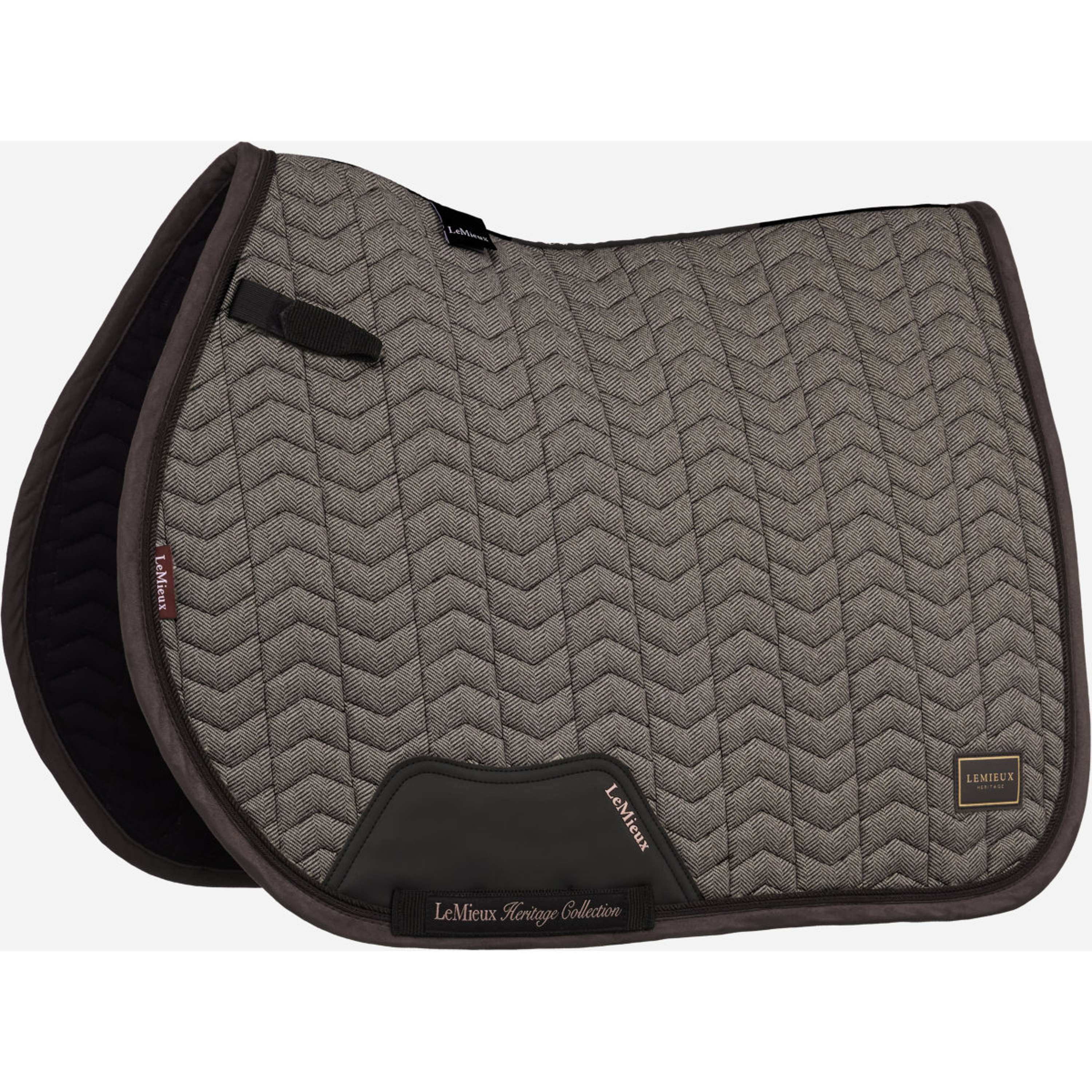 LeMieux Zadeldekje Heritage Herringbone Square Springen Cocoa